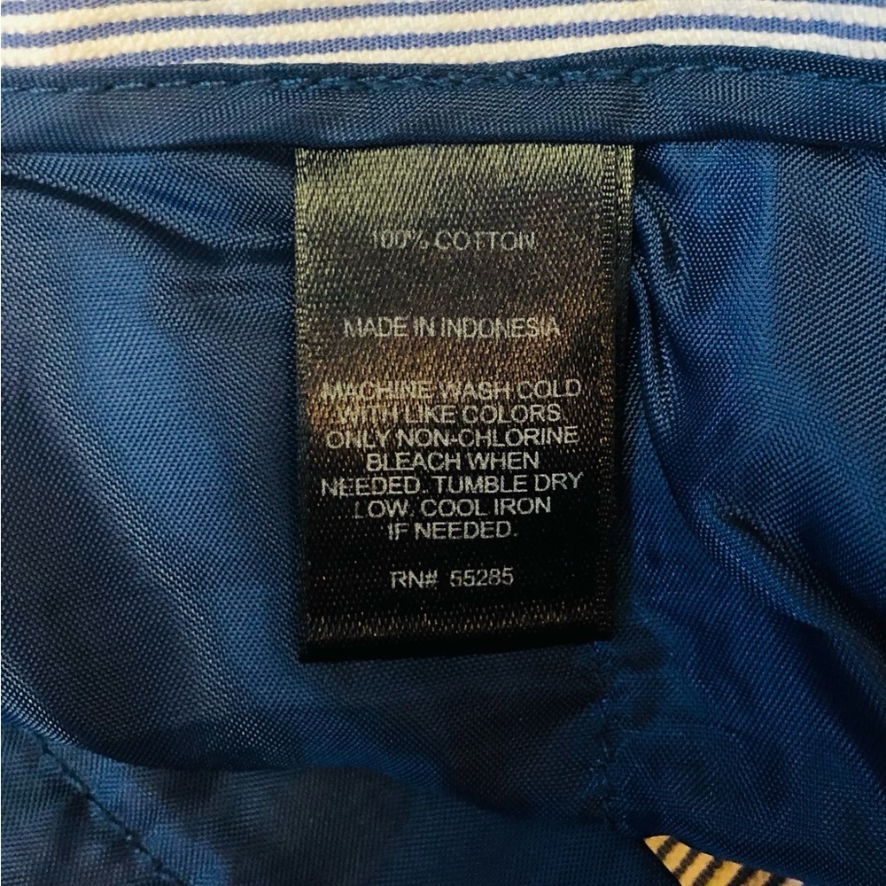 Nautical Striped Seersucker Chino Shorts by Express - Picture 10 of 11